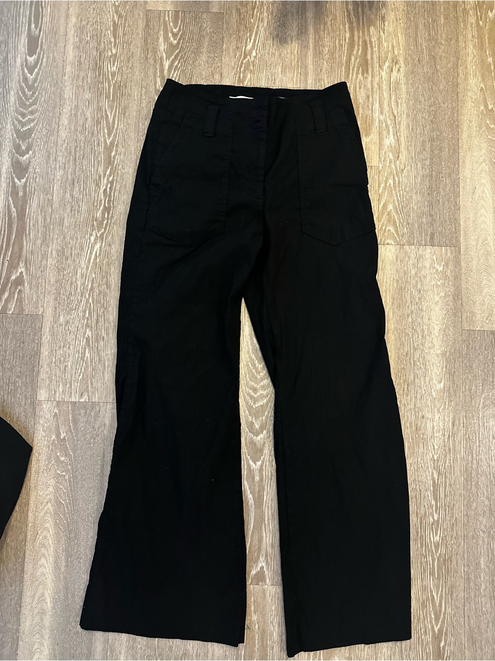 Maeve Naomi Linen Wide Leg Flare Pants - Picture 3 of 5